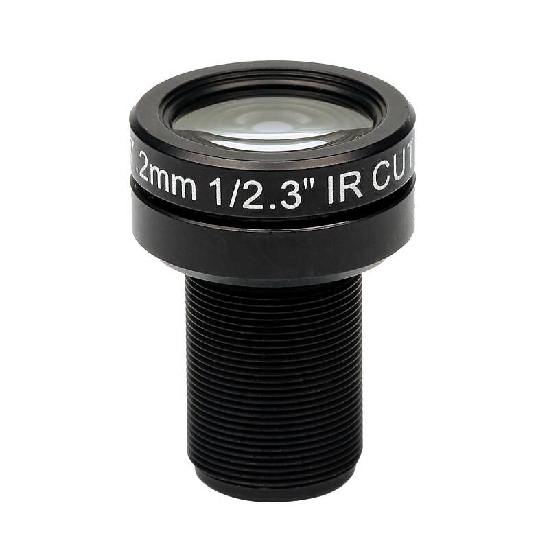 4K LENS 7.2mm f/2.5 47d HFOV 10MP (Flat) M12 Lens